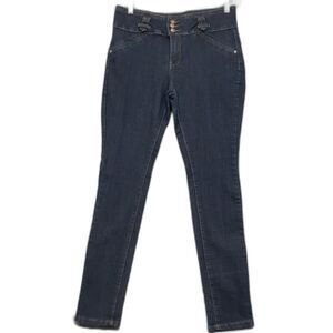 Pasion Jeans Vintage Women's Size 15 Dark Blue Skinny Stretch Denim Pants